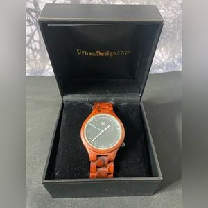 Urban Designer Co. Wooden-Band Watch